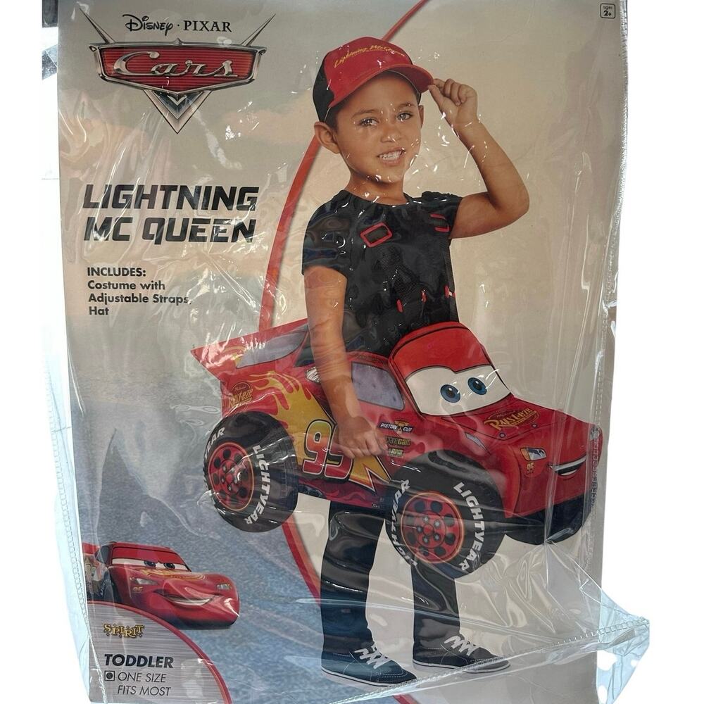 Disney Lighting McQueen Toddler 3t+ Halloween & Spooky Season Costume